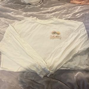 Teens cropped long sleeve billabong shirt